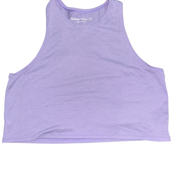 Outdoor Voices Tops - Outdoor Voices Heathered Purple Top